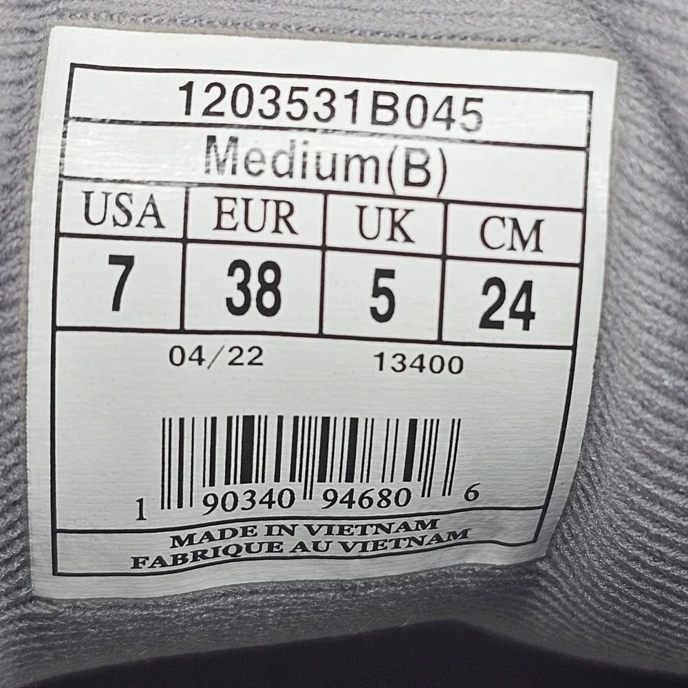 Brooks Adrenaline GTS 22 Womens 7 Grey Blue Running Shoes Athletic Sneakers